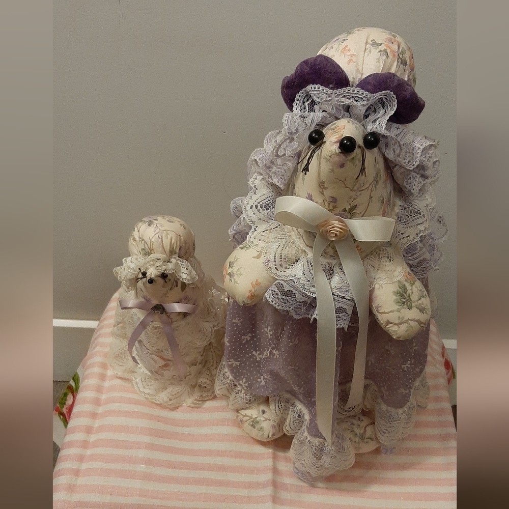 Vintage Mouse Door Draft Stopper Handmade Countrycore Primative Farmhouse
